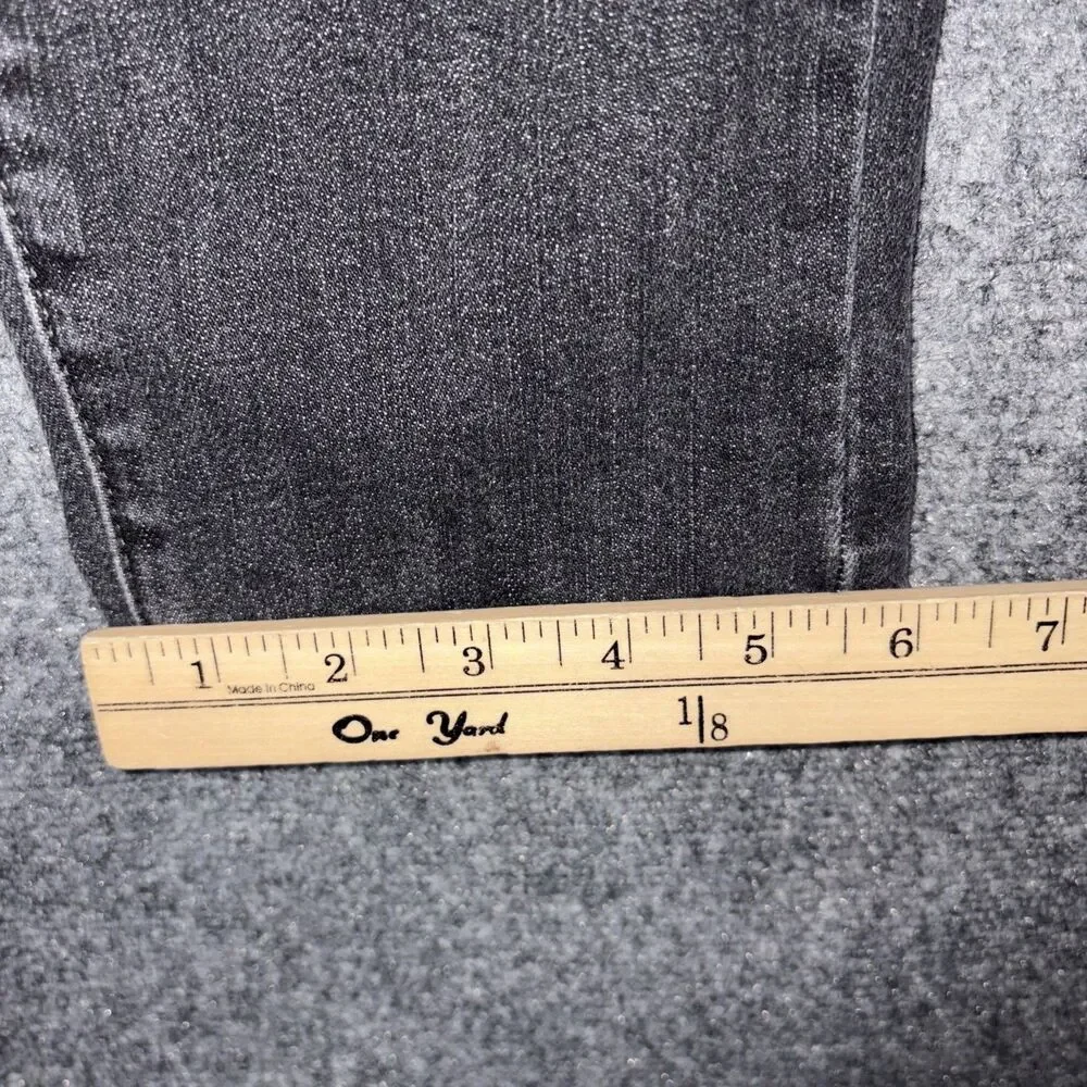 Judy Blue Jeans Womens Size 13 31 black Boyfriend Fit JB8867  Destroyed
